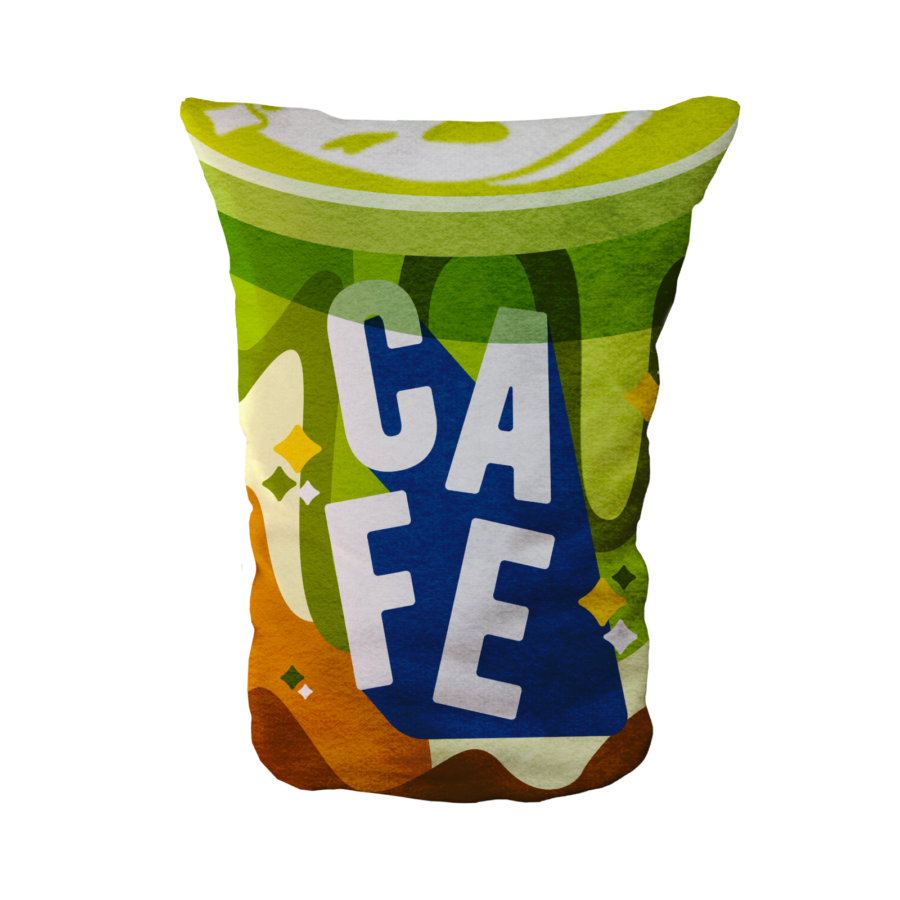 Matcha Drink Pillow Astro Kids 1pcs
