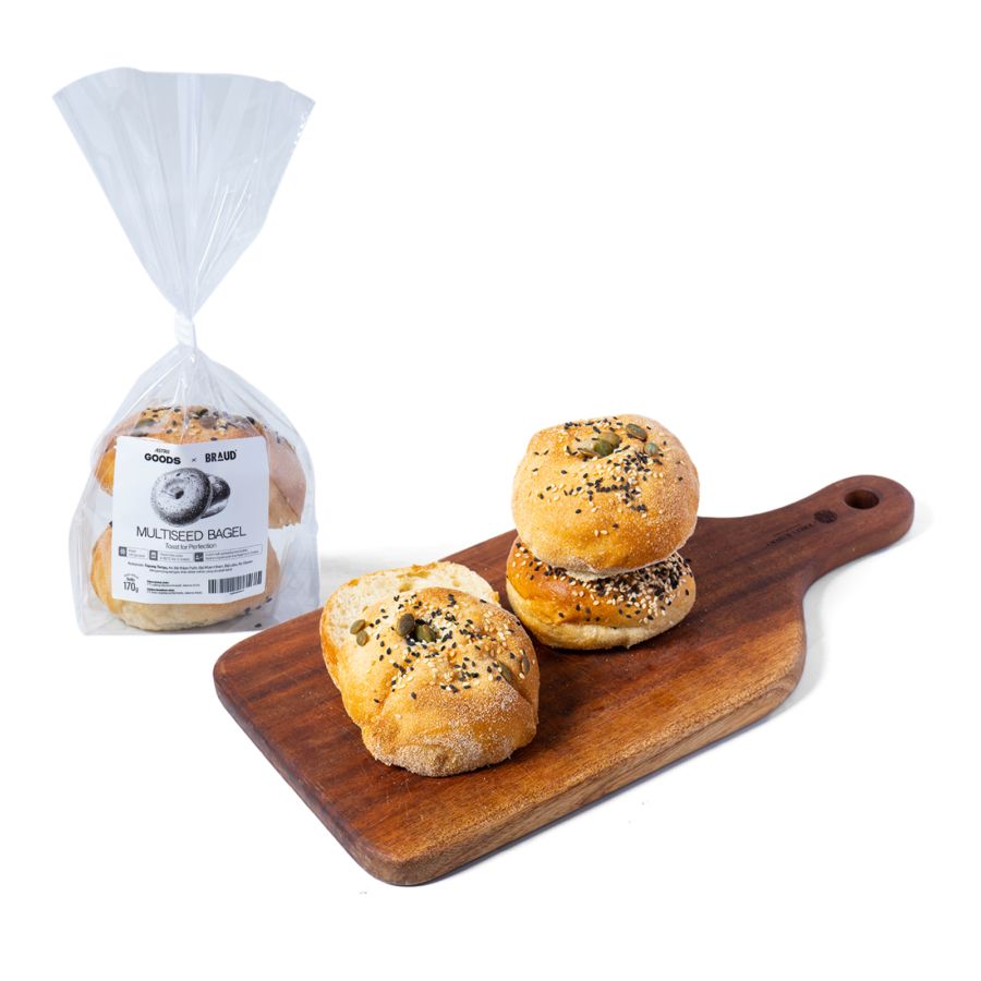 Multiseed Bagel Astro Goods x BRAUD Isi 2 170gram