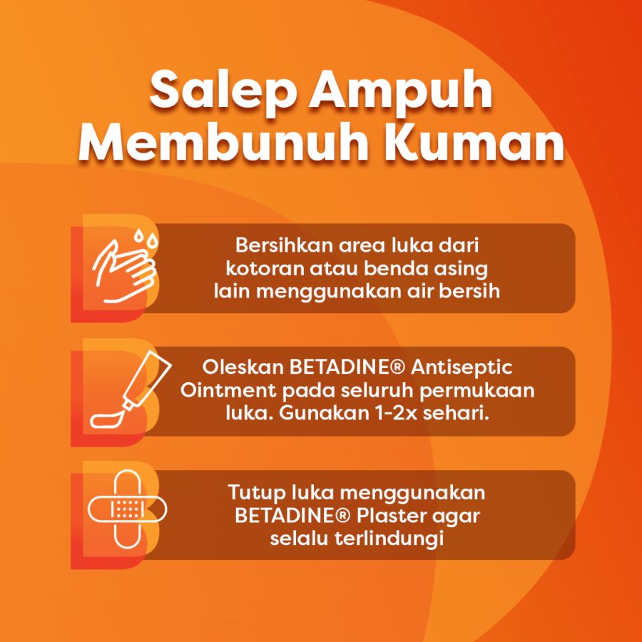 Betadine Ointment Salep Luka Antiseptik 5gram
