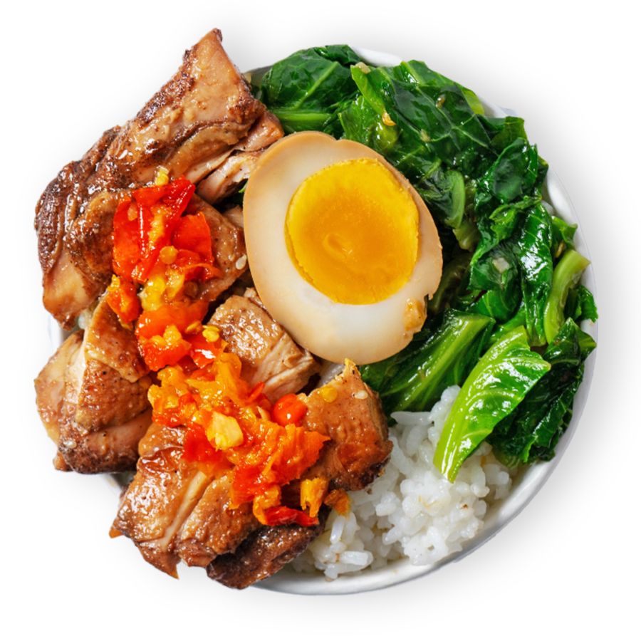 Roasted Chicken Rice Bowl
