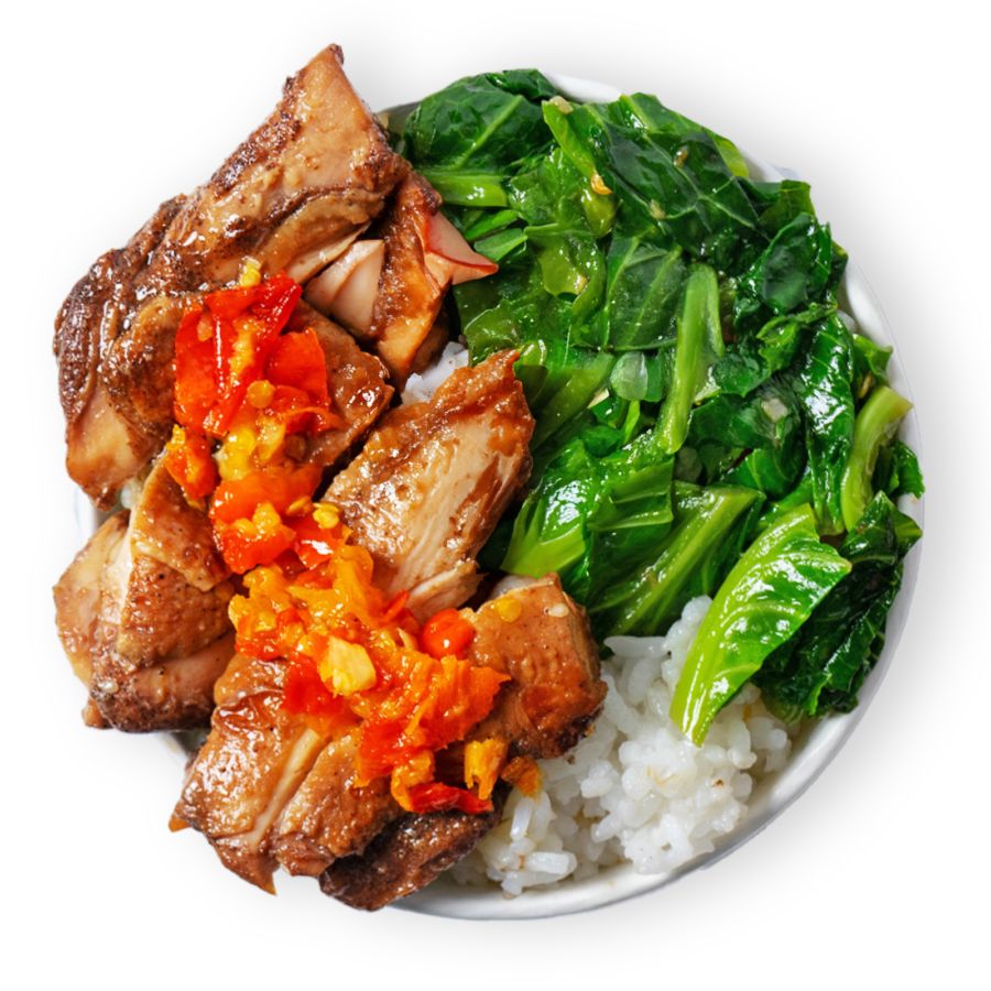 Roasted Chicken Rice Bowl
