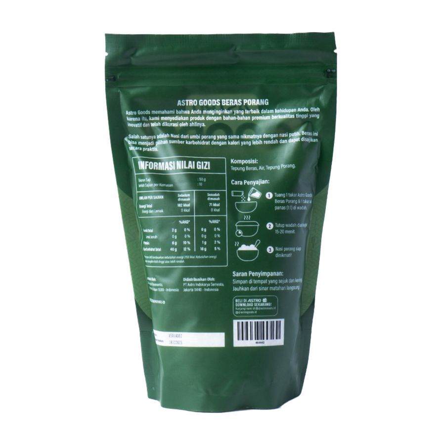 Beras Porang Pouch Astro Goods 500gram