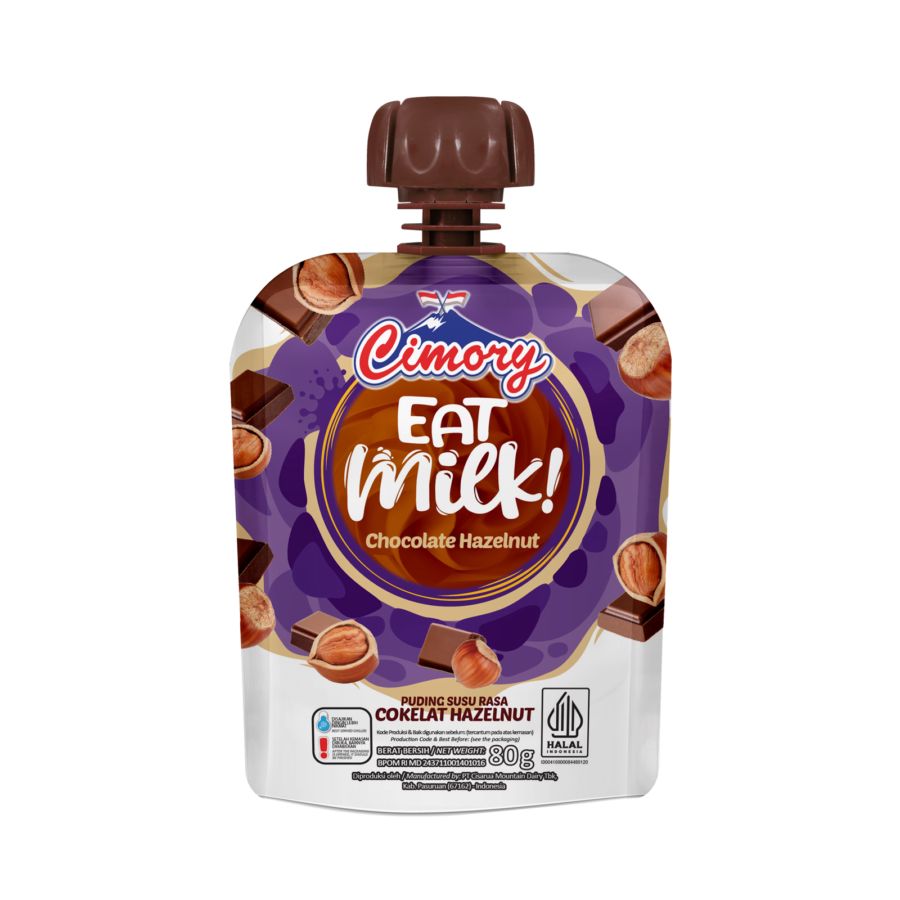 Cimory Eat Milk Chocolate Hazelnut 80gram 1pcs 80gram