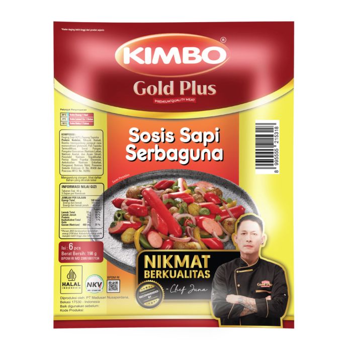 Kimbo Sosis Sapi Serbaguna Isi 6pcs