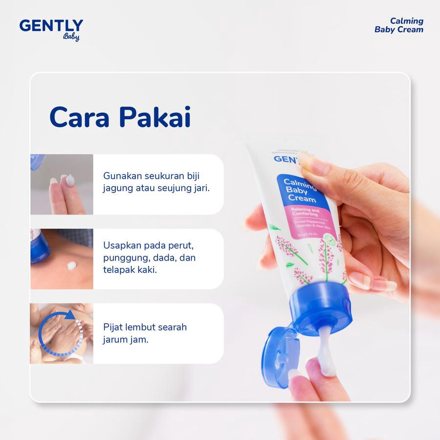 Gently Baby Calming Baby Cream Perawatan Bayi 20gram