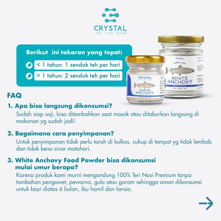 Crystal of the Sea White Anchovy Powder Jar 20gram