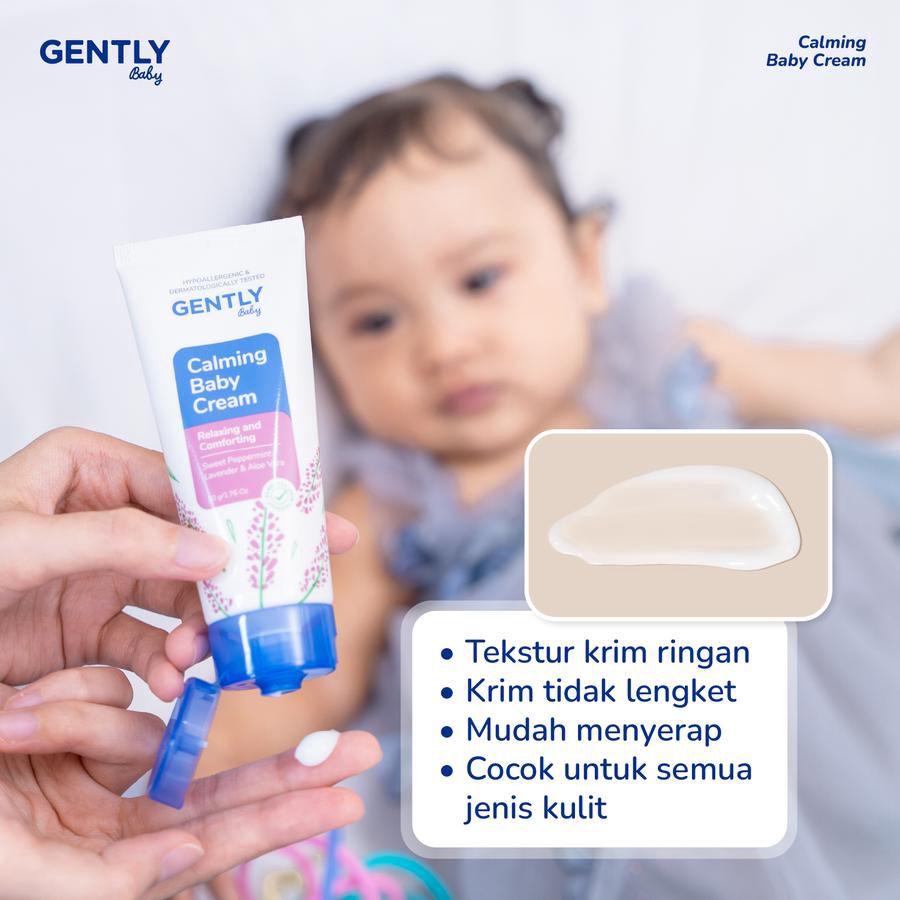 Gently Baby Calming Baby Cream Perawatan Bayi 20gram