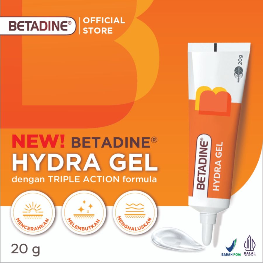 Betadine Hydra Gel Salep Bekar Luka 20gram