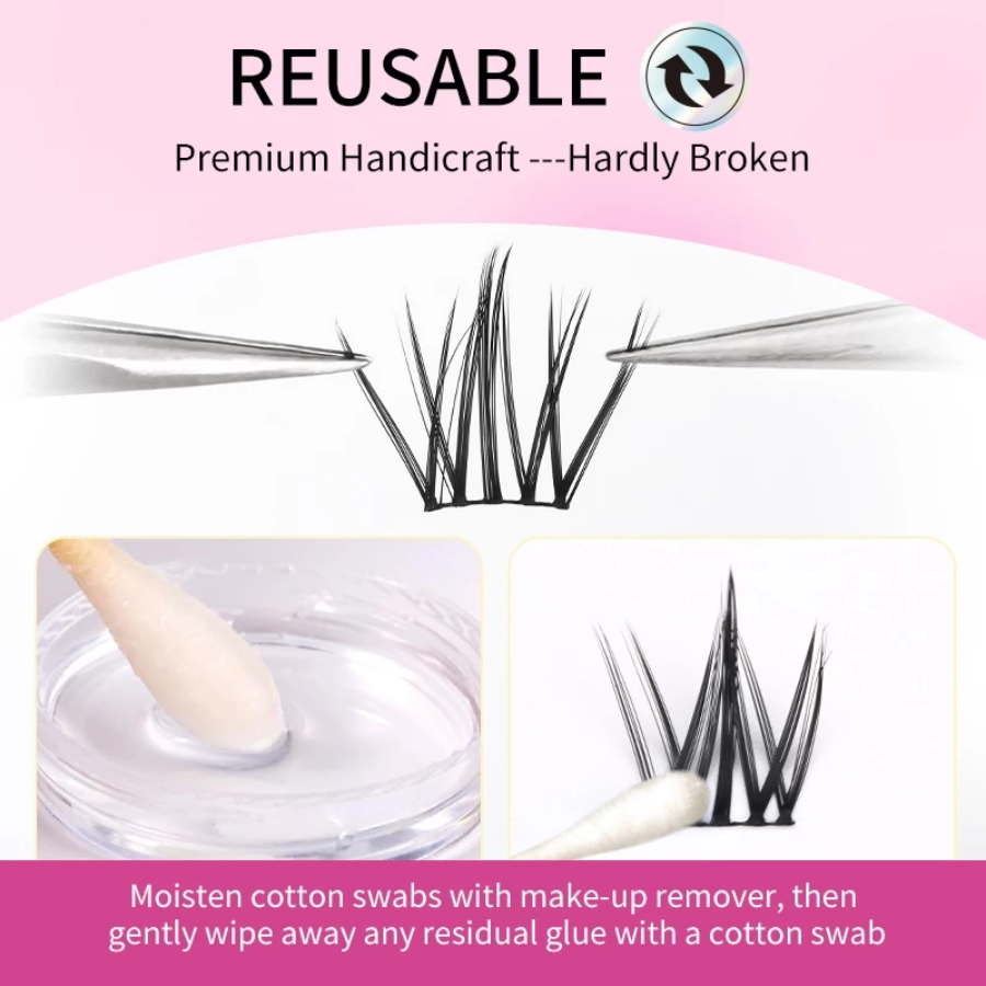 Mlen Diary Babymin Bulu Mata Palsu Ikal+Glue+Tweezer 1pcs