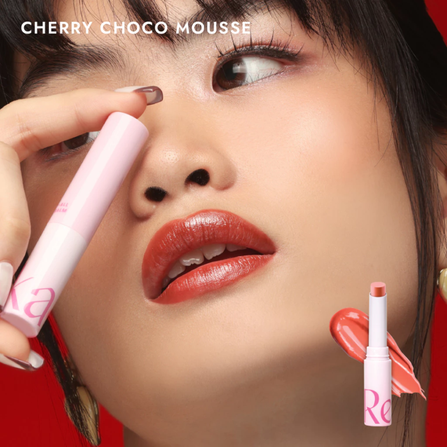 REKA Dew It All Cherry Choco Mousse Tinted Lip Balm 1gram