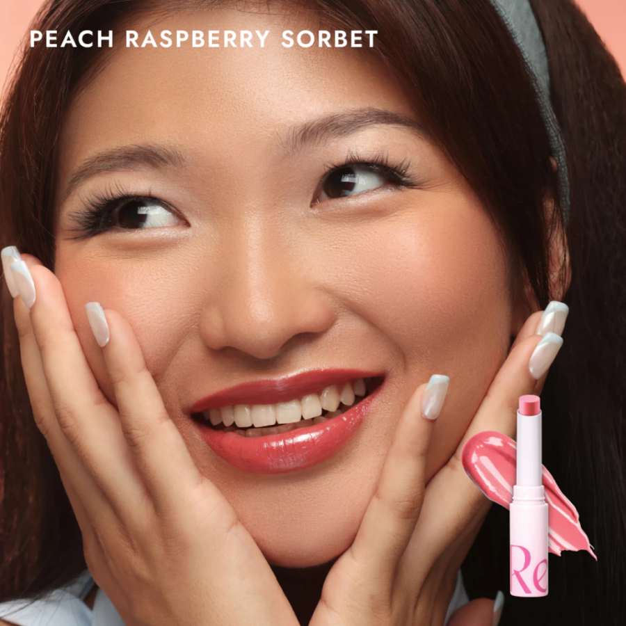REKA Dew It All Peach Raspberry Sorbet Tinted Lip Balm 1gram