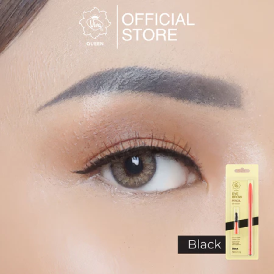 Viva Queen Black Eye Brow Pencil 1pcs