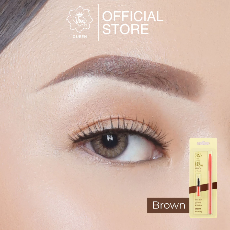 Viva Queen Brown Eye Brow Pencil 1pcs