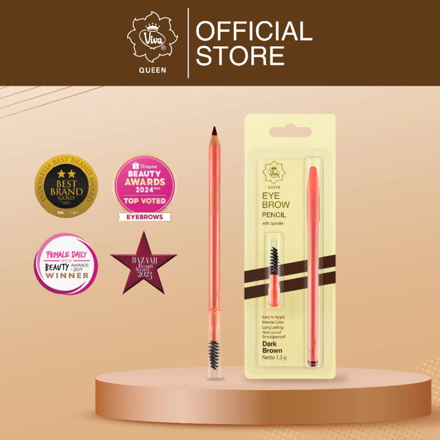 Viva Queen Black Eye Brow Pencil 1pcs