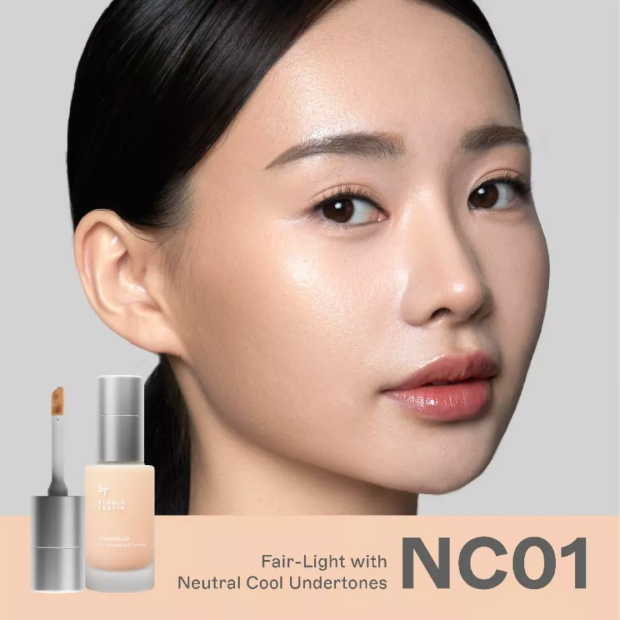 Studio Tropik Foundcealer 2 in 1 NC01 Foundation & Concealer 27gram