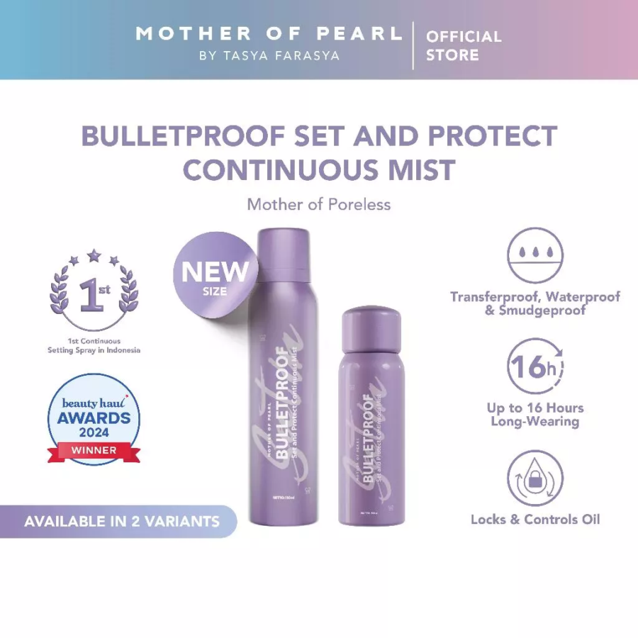 MOP Beauty Bulletproof Set and Protect Continuous Mist Matte Setting Spray 150ml