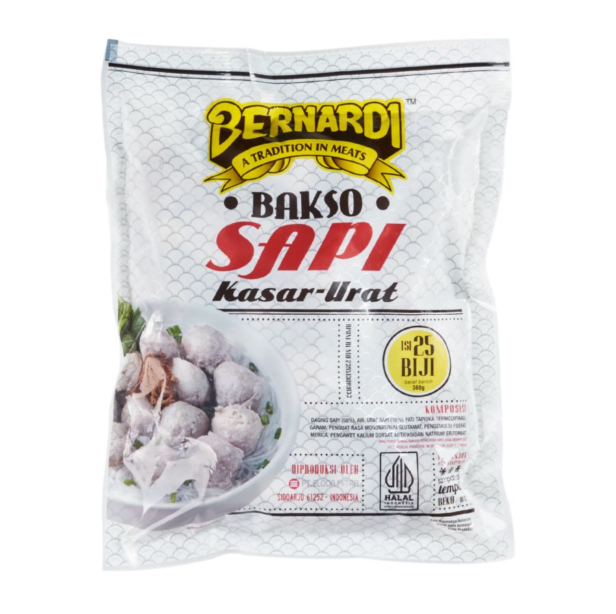 Bernardi Bakso Sapi Kasar 25pcs 360gram