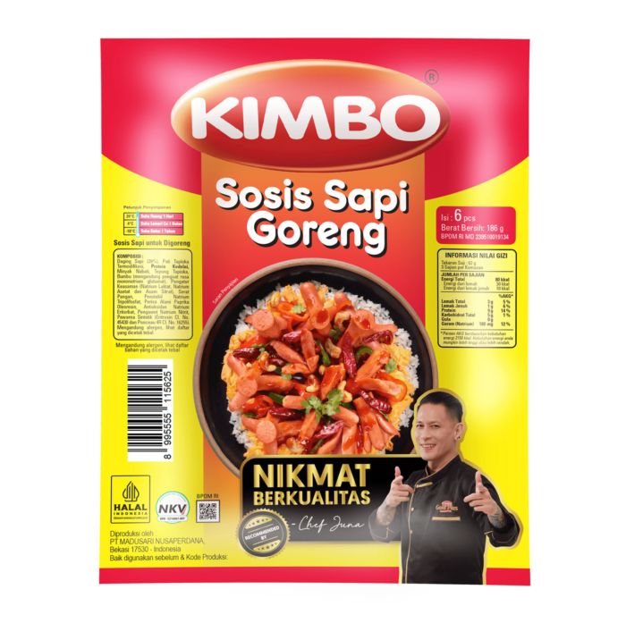 Kimbo Sosis Sapi Goreng Isi 6