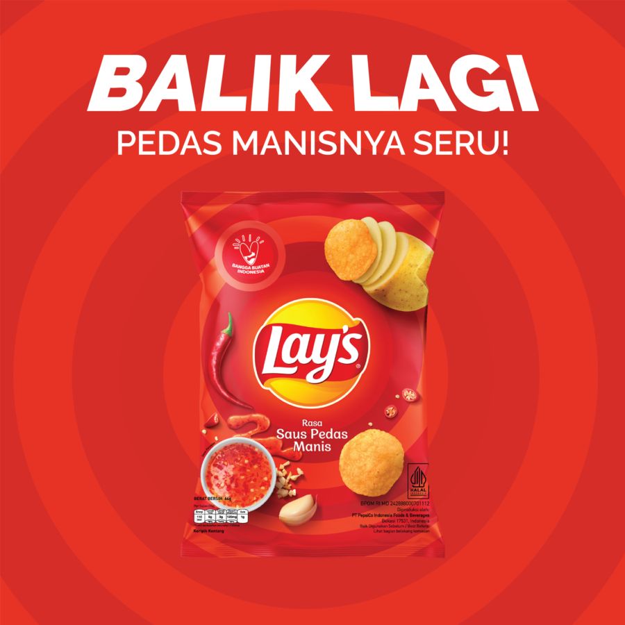 Lays Potato Chips Sweet Chilli 64gram