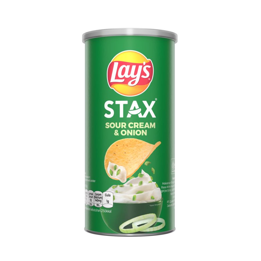 Lays Stax Sour Cream & Onion 70g 1pcs