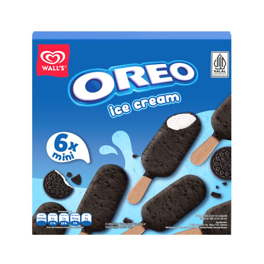 Walls Oreo Mini Stick 6x48ml 1pcs