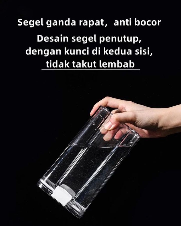 Voova Toples Penyimpanan Kedap Udara Serbauna Bening 1pcs