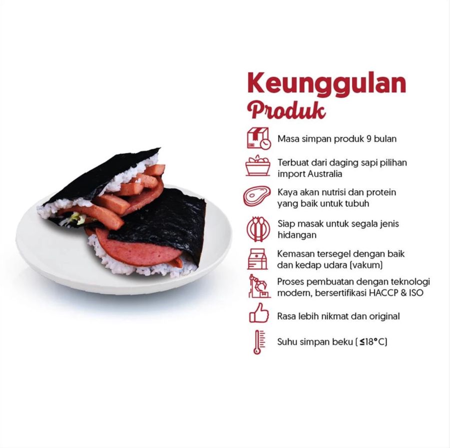 Kimbo Burger Sapi Istimewa Isi 6 1packs