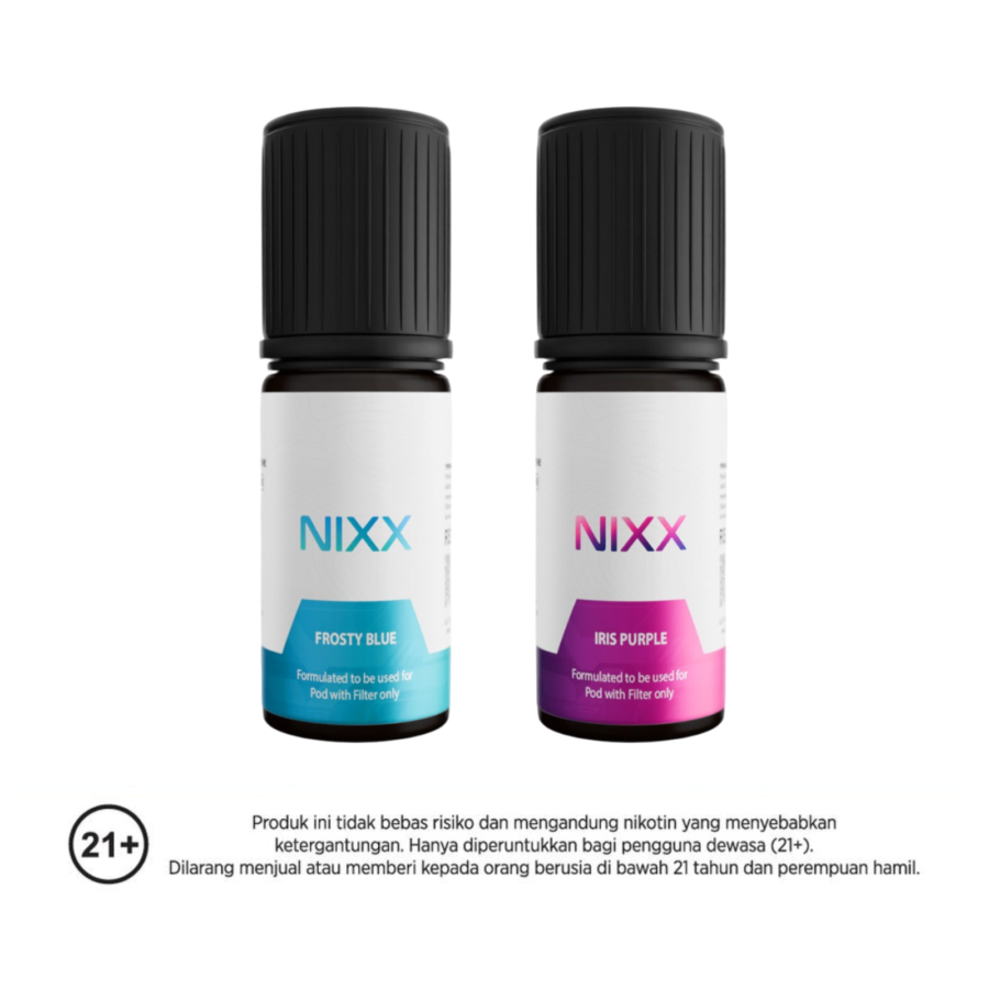 NIXX Saltnic Iris Purple Liquid Rokok Elektrik 15ml