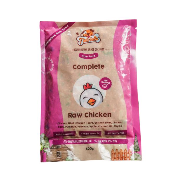 Nutriale Complete and Balance Chicken Makanan Anjing Basah