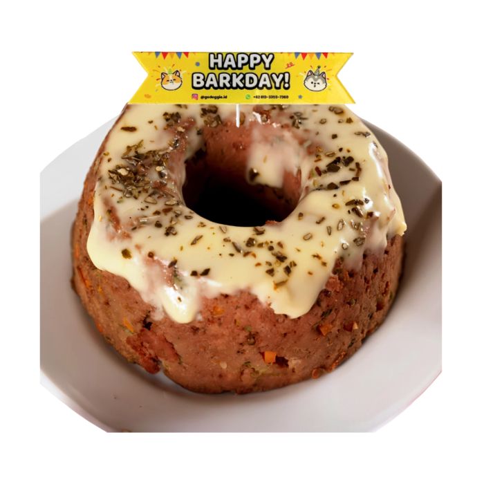 Godoggie Healthy Dog Beef Barkday Cake