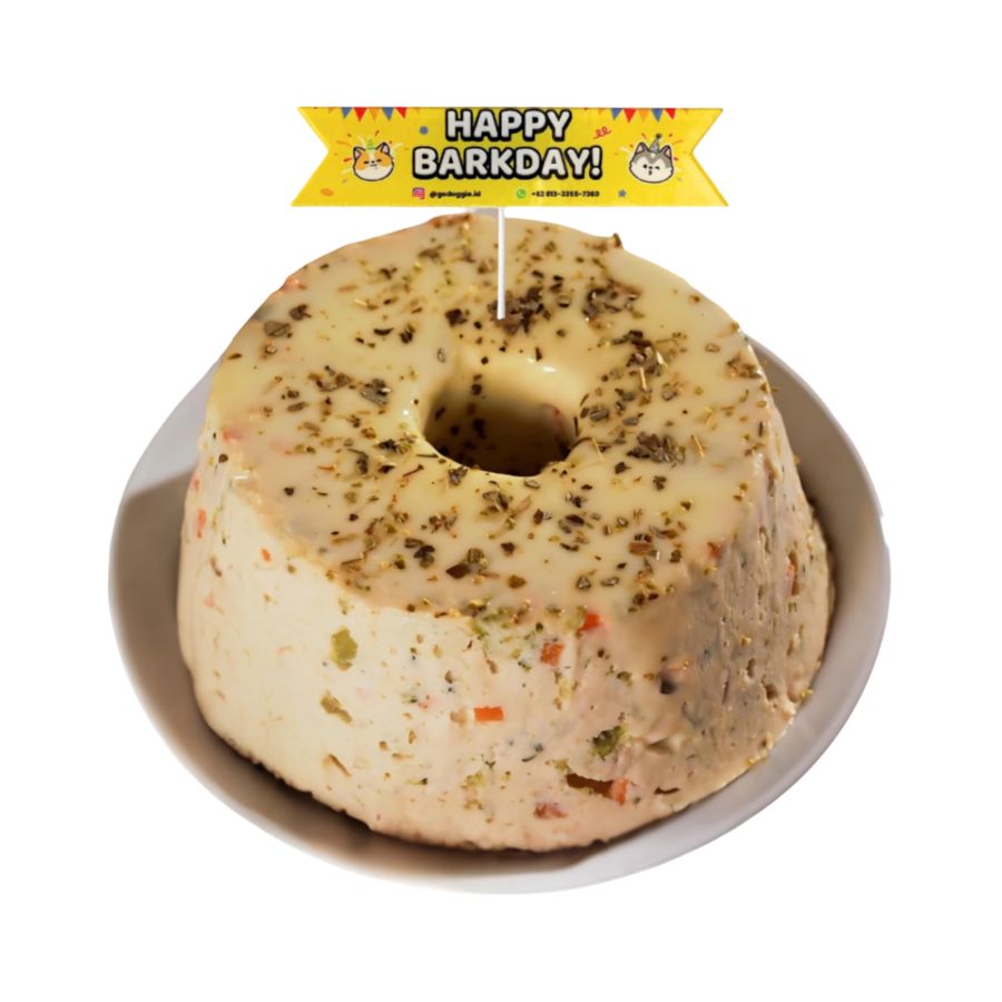 Godoggie Healthy Dog Chicken Barkday Cake 350gram