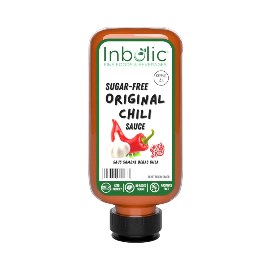 Inbolic Sugar-Free Original Chili Sauce 250gram