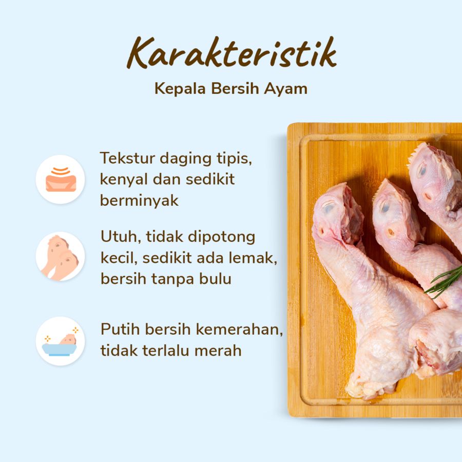 Kepala Ayam Bersih Astro Farm 450-550gram 1pack