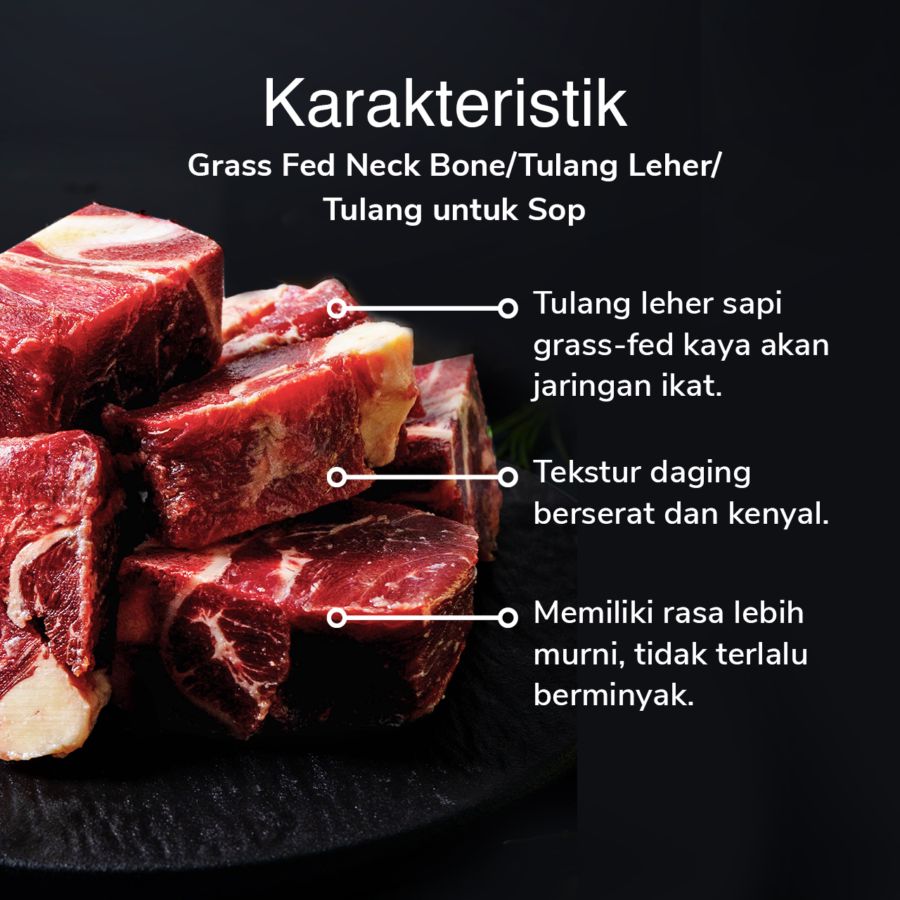 Neck Bone Grass Fed 500gram