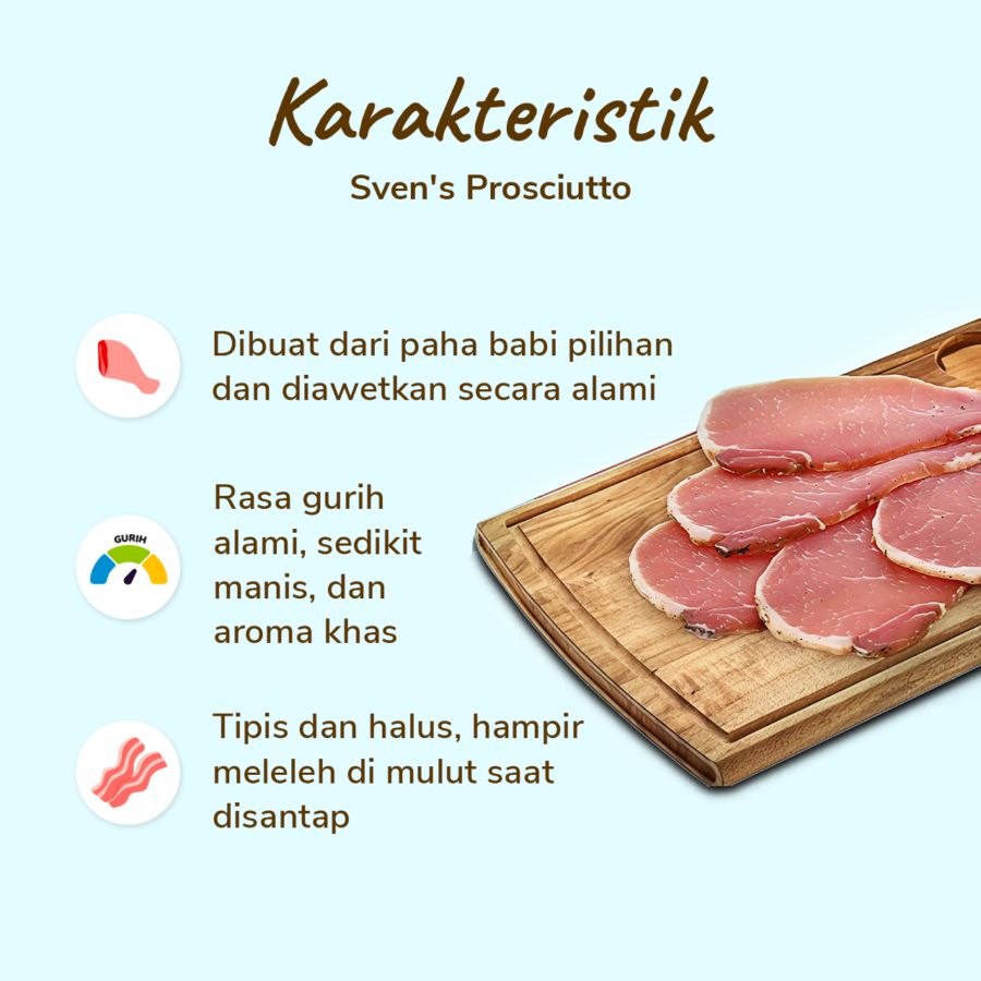 Sven's Prosciutto 100gram