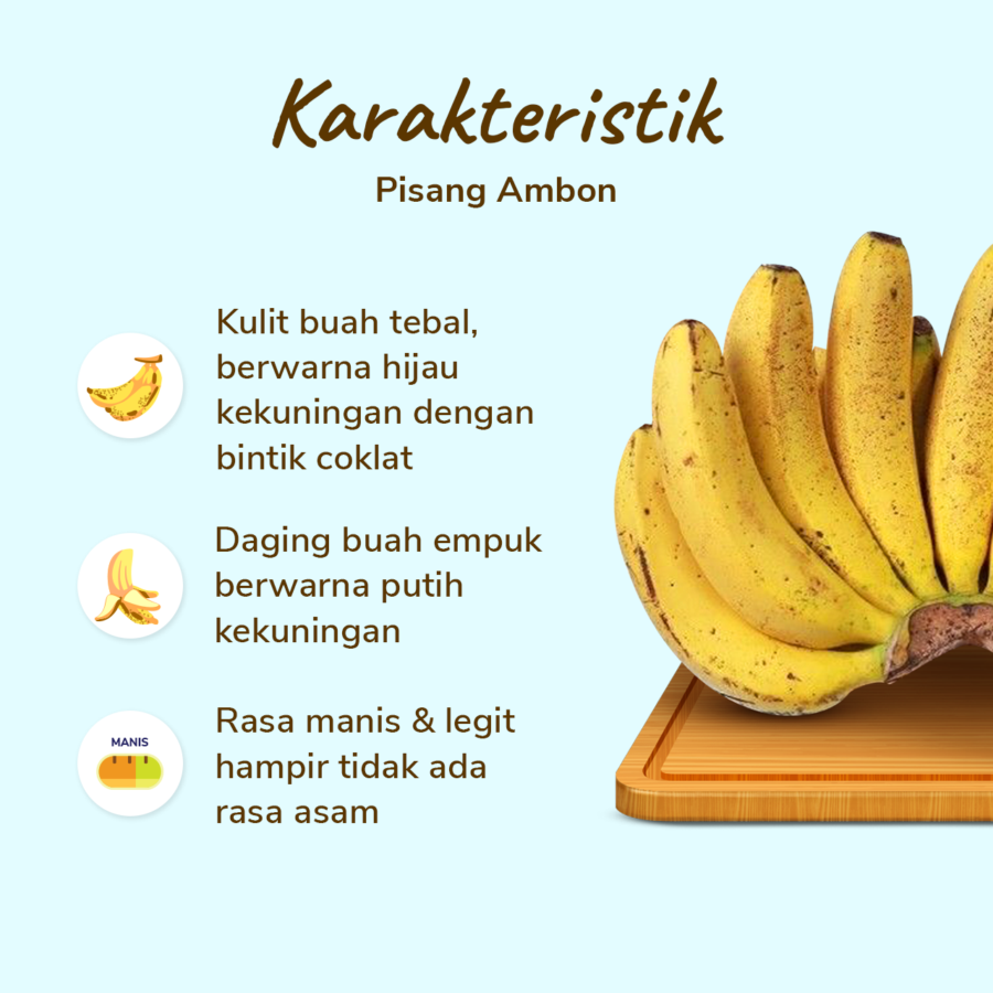 Pisang Ambon Astro Farm 6-7 pcs 700-800 gram