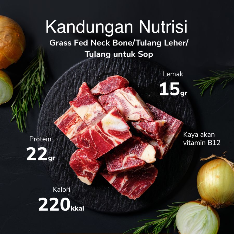 Neck Bone Grass Fed 500gram