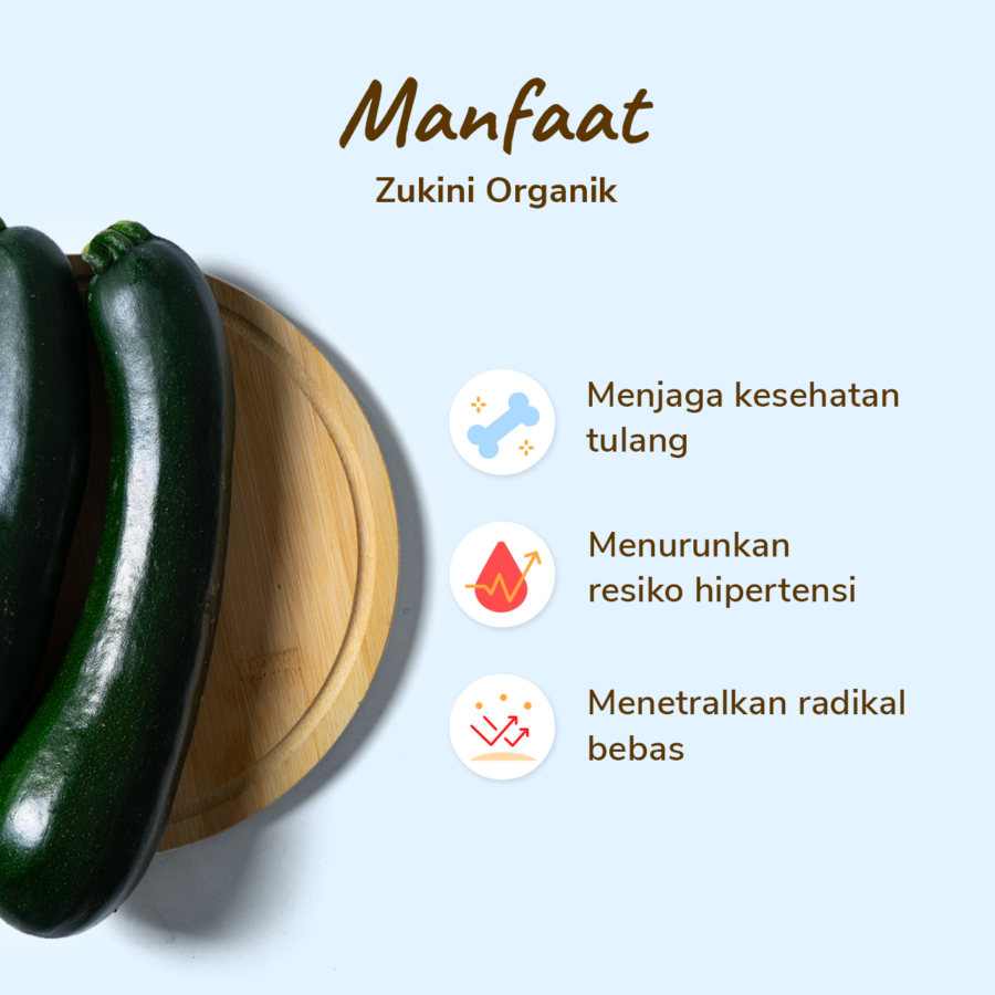 Zukini Organik Astro Farm 1kg