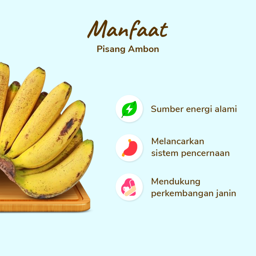 Pisang Ambon Astro Farm 6-7 pcs 700-800 gram