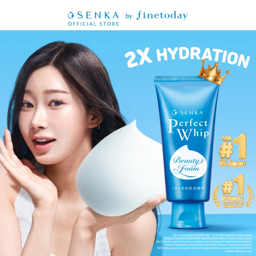 Senka Perfect Whip U Beauty Foam Facial Wash 120gram