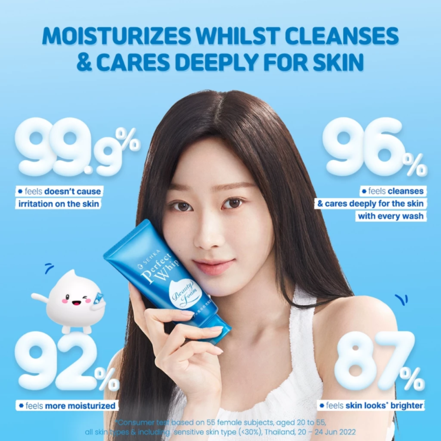 Senka Perfect Whip U Beauty Foam Facial Wash 120gram
