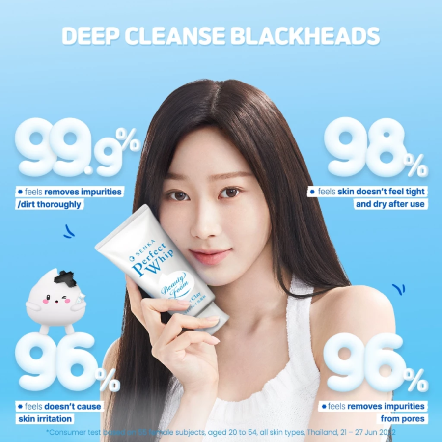 Senka Perfect Whip White Clay Facial Foam 120gram