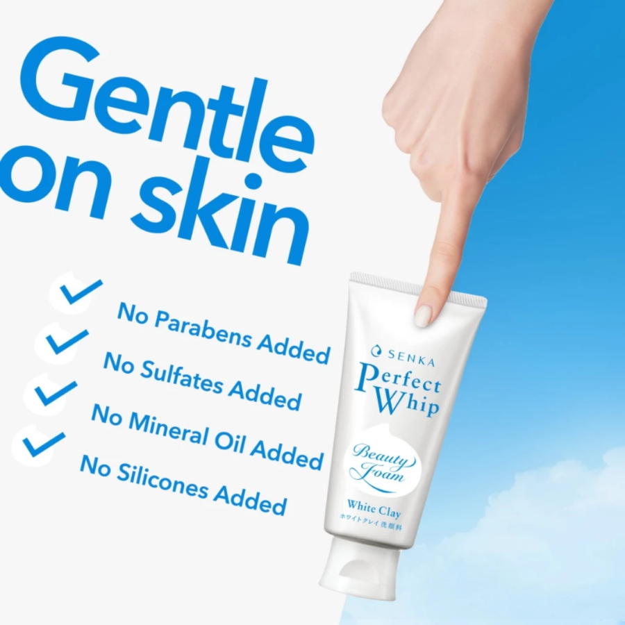 Senka Perfect Whip White Clay Facial Foam 120gram