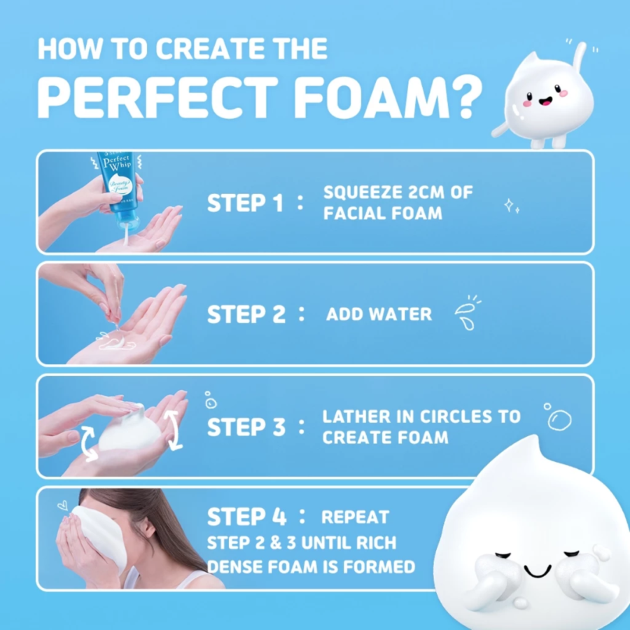 Senka Perfect Whip White Clay Facial Foam 120gram