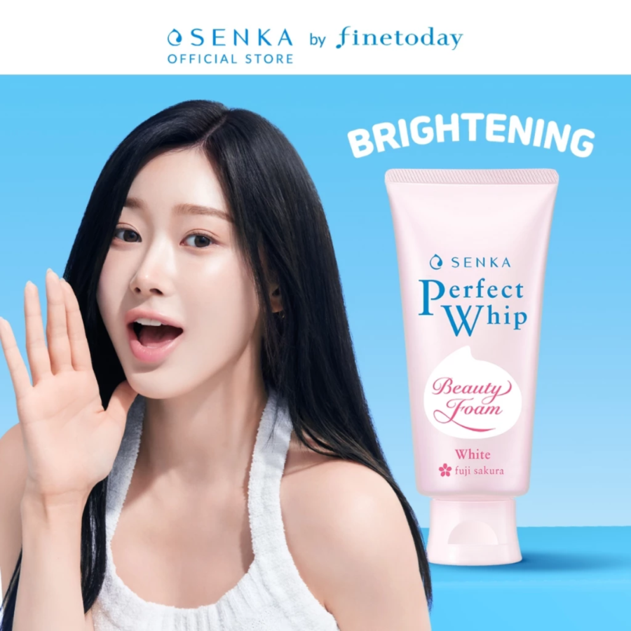Senka Perfect Whip Vibrant White Facial Wash 100gram