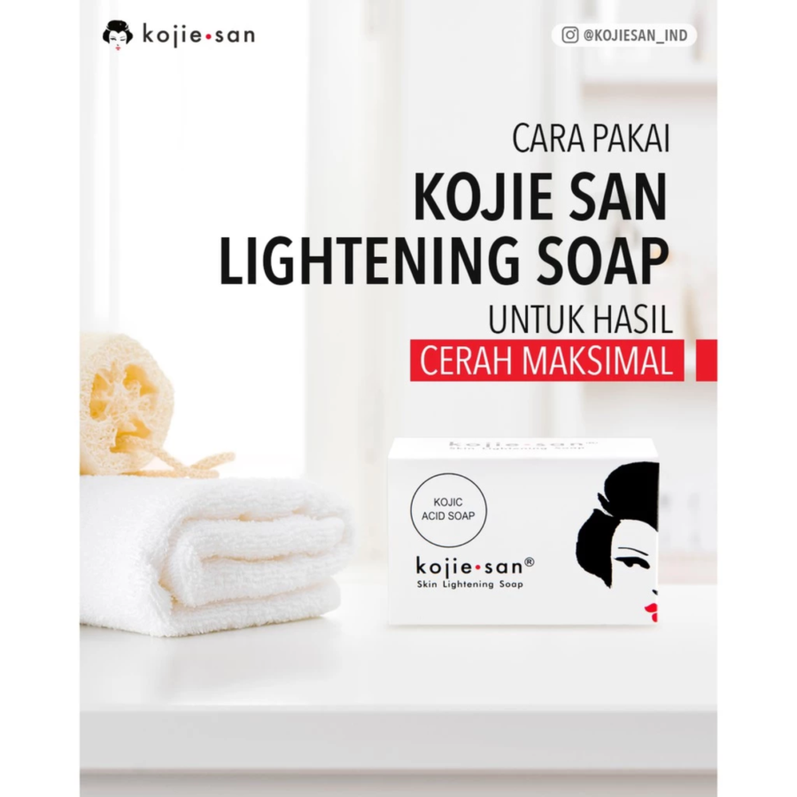 Kojiesan Kojic Acid Soap Travel Pack 4pcs x 30gram 1pack