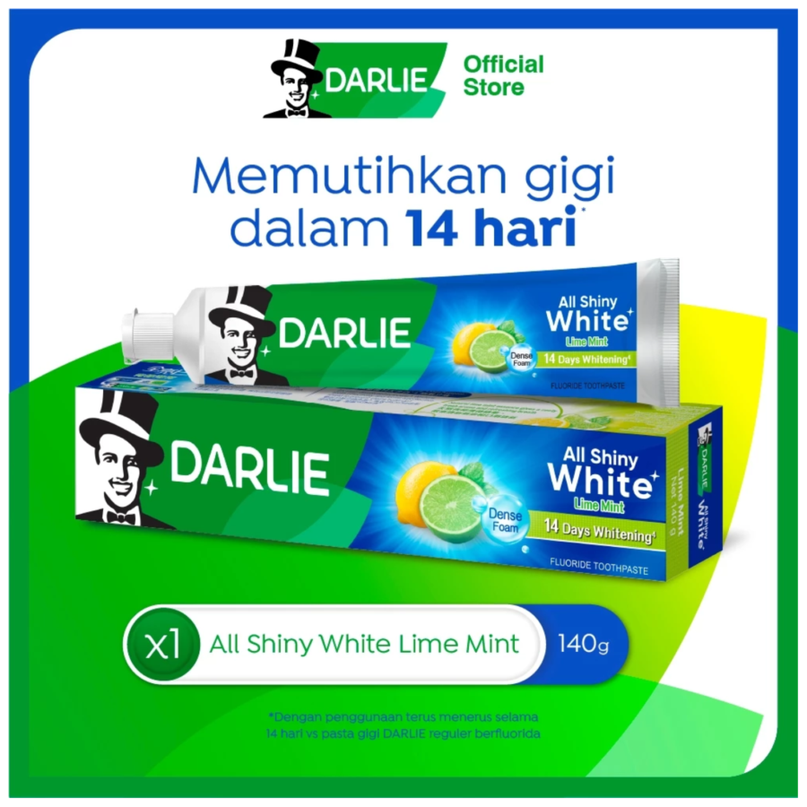 Darlie All Shiny White Lime Mint Toothpaste 140gram