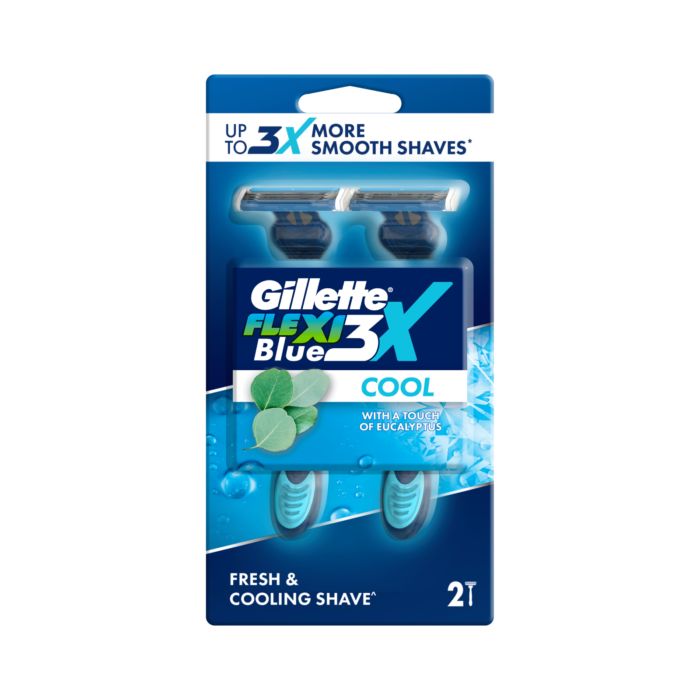 Gillette Flexi Blue 3X Cool Alat Cukur