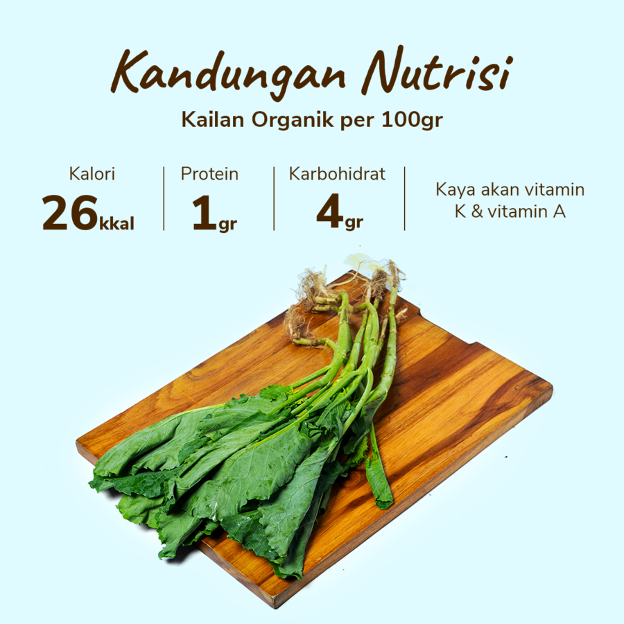 Kailan Organik Astro Farm 250gram