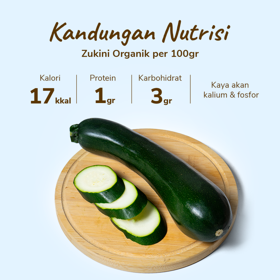 Zukini Organik Astro Farm 1kg
